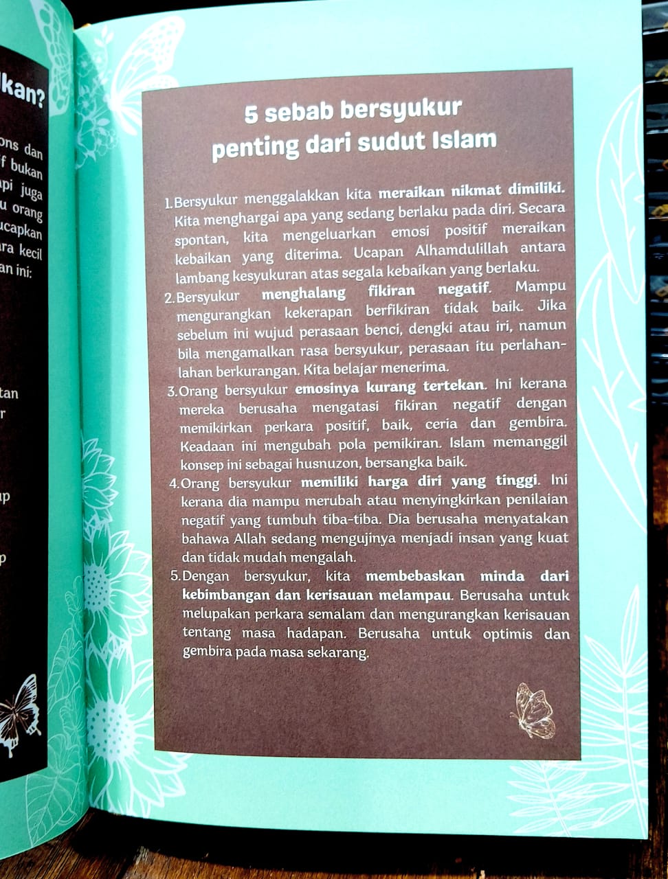 Halaman lima sebab bersyukur penting dari sudut Islam